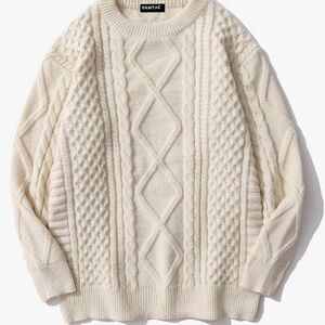 Cream Cable Knit / Fisherman Sweater